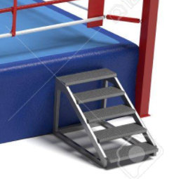 Escalera del ring de boxeo